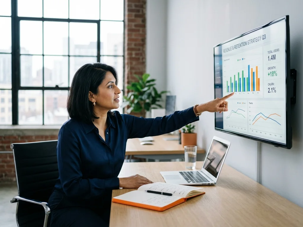 Consultants examinant des graphiques analytiques complexes pour garantir le suivi et reporting SEO.